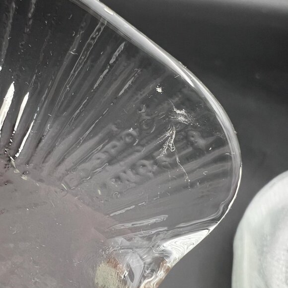 4 Vintage Arcoroc Fish Appetizer Plates Poisson Tempered Glass 6.5” France NOS - Picture 6 of 10